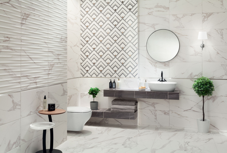 Универсальная плитка (керамогранит) Domino Bonella white 119.8x59.8 см