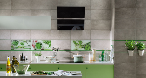 Настенная плитка Domino Visage grafit 44.8x22.3 см