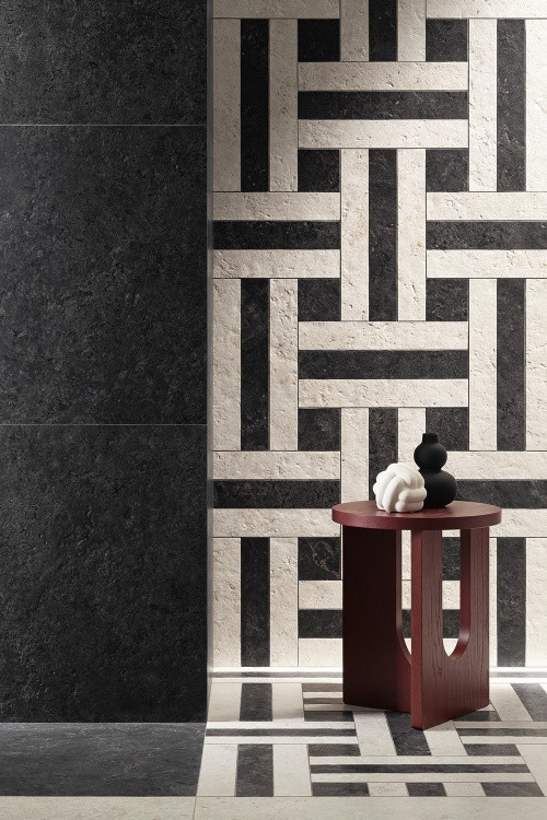 Напольная плитка (керамогранит) Tubadzin Vanilla black STR 59.8x59.8 см