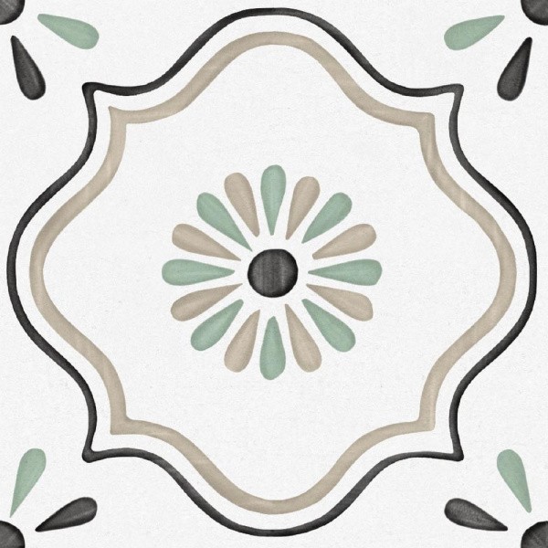 Ð£Ð½Ð¸Ð²ÐµÑ€ÑÐ°Ð»ÑŒÐ½Ð°Ñ Ð¿Ð»Ð¸Ñ‚Ð° (ÐºÐµÑ€Ð°Ð¼Ð¾Ð³Ñ€Ð°Ð½Ð¸Ñ‚) Ennface Ponza Flower Matt  20x20 ÑÐ¼