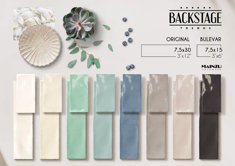 Настенная плитка Mainzu Original blanco 7.5x30 см