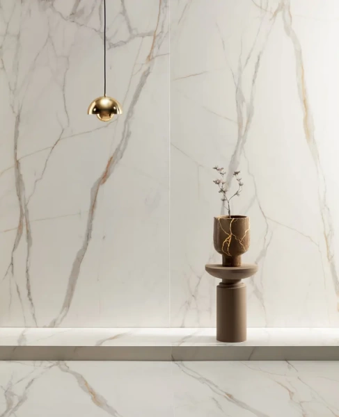 Универсальная плитка (керамогранит) Tubadzin Marmo D`Oro MAT 274.8x119.8 см    