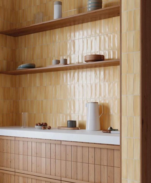 Настенная плитка (из керамогранита) Gayafores Deco Allure Honey 32x62.5 см