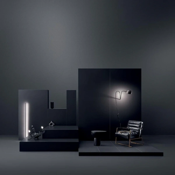 Универсальная плитка (керамогранит) Tubadzin Cielo e Terra Nero MAT 274.8x119.8 см