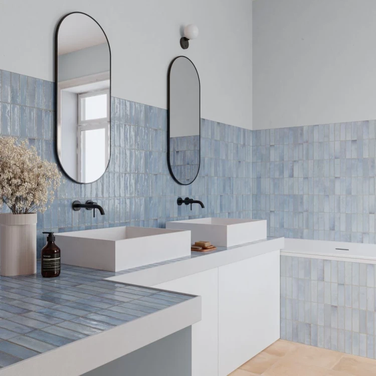 Настенная плитка Gayafores Deco Artis Plus Blue 32x62.5 см