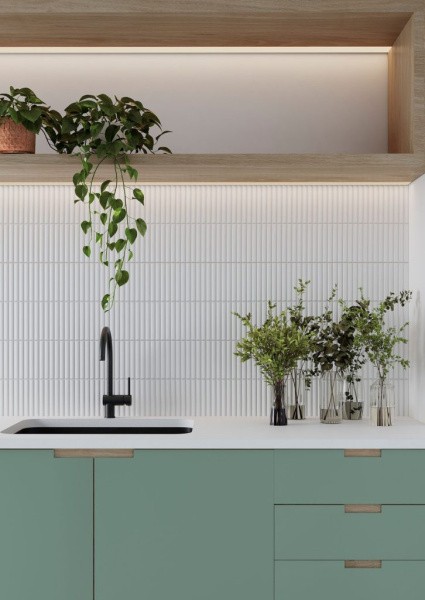 Настенная плитка (из керамогранита) Gayafores Deco Lingot White 32x62.5 см