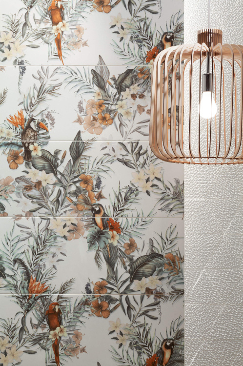 Настенный декор Arte Scarlet birds 149,8x59,8 см