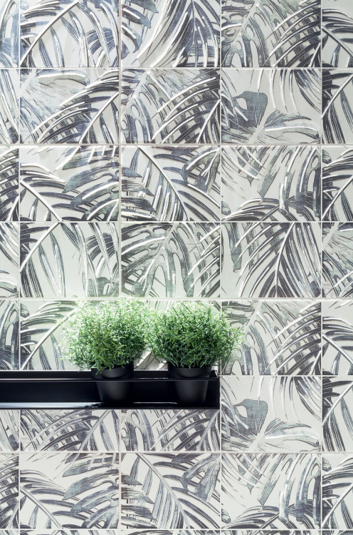 Настенный декор Arte Idylla grey 1 30.8x60.8 см