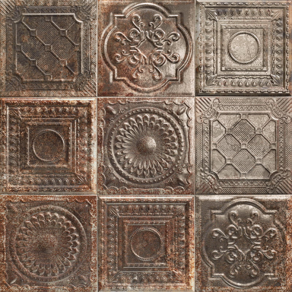 ÐÐ°ÑÑ‚ÐµÐ½Ð½Ð°Ñ Ð¿Ð»Ð¸Ñ‚ÐºÐ° Mainzu Tin-Tile Rusty Nero 20x20 ÑÐ¼