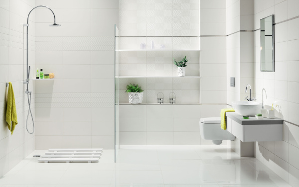 Настенный декор Karelia white patchwork 223x448 mm