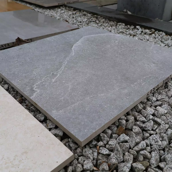 Утолщенная плитка (керамогранит) Tubadzin Grand Cave grey koraTER STR 59.8x59.8x1.8 см