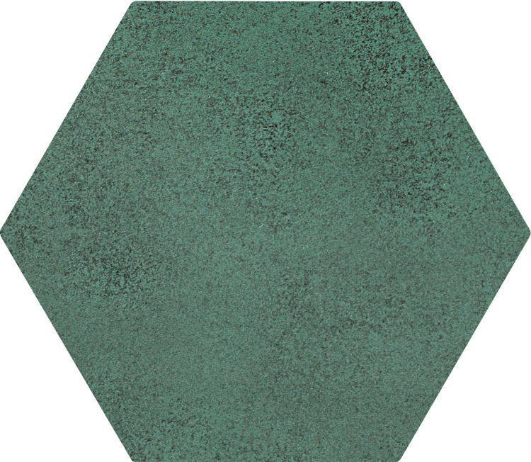 Настенная плитка Arte Burano green hex 11x12,5 см