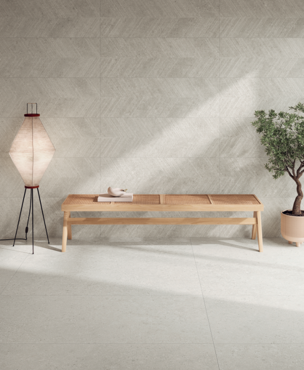 Универсальная плитка (керамогранит) Argenta Meridia Cream 75x150 см