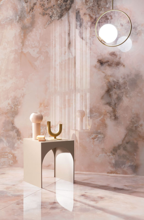 Универсальная плитка (керамогранит) Tubadzin Onice rosa POL 119.8x59.8 см/