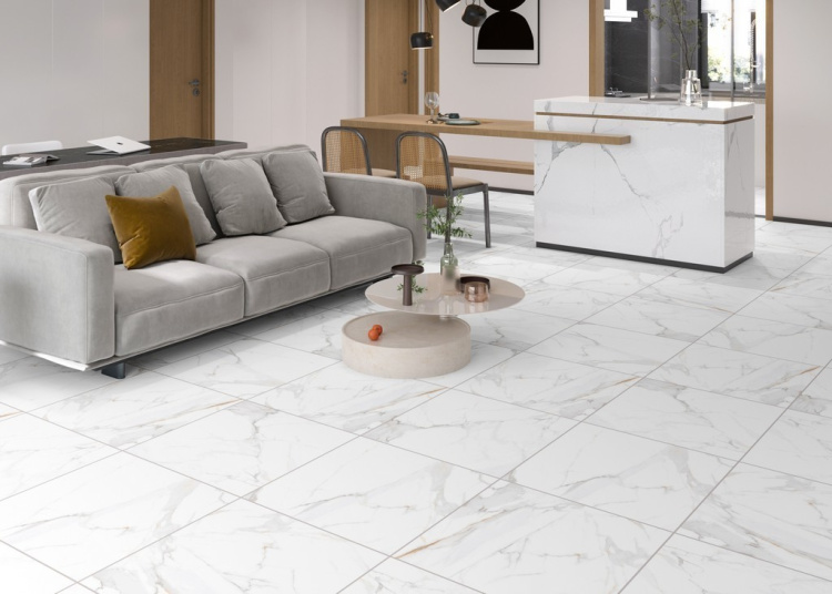 Напольная плитка (керамогранит) Eternal Calacatta Elite Glossy  60x60 см