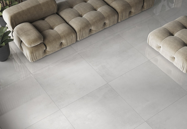 Универсальная плитка (керамогранит) TAU Teba White MAT 120x60 см