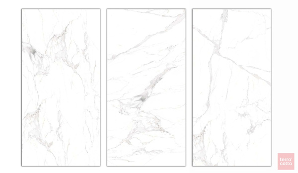 Универсальная плитка (керамогранит) Fiore Mykonos white 60x120 см