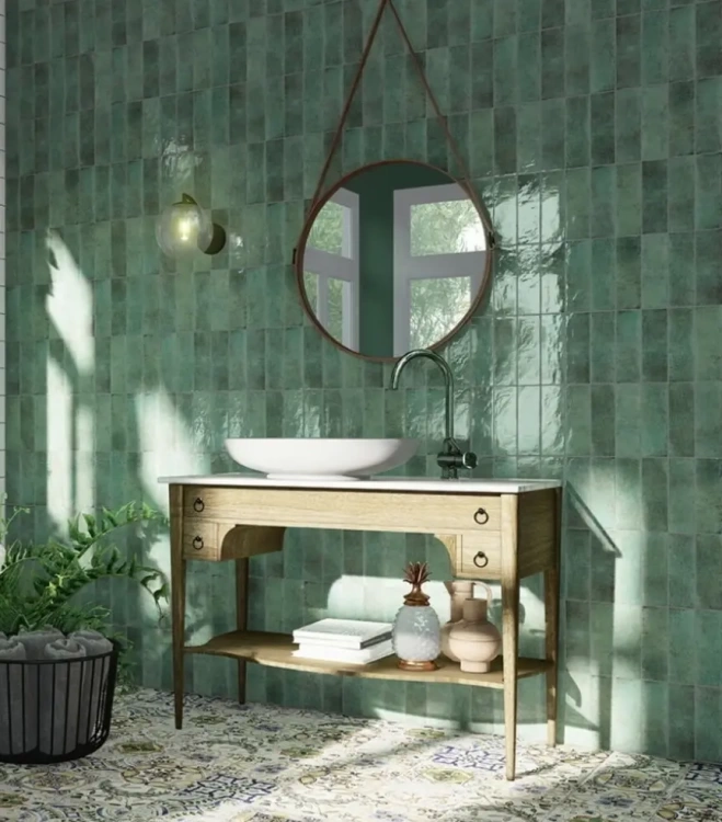 Настенная плитка Mainzu Positano Smeraldo 6.5x20 см