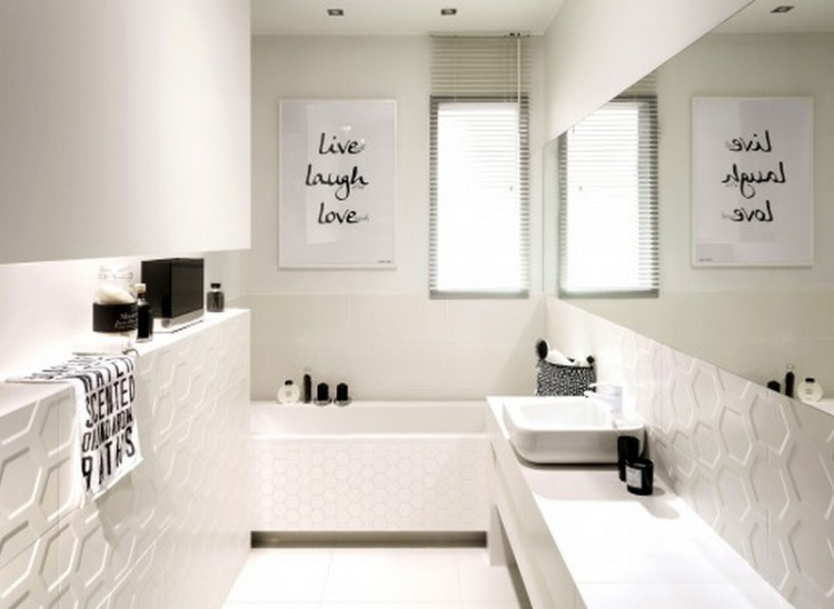 Настенная мозаика All in white white 30.6x28.2 см