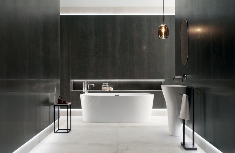 Напольная плитка (керамогранит) Tubadzin Tin graphite LAP 59.8x59.8x0.8 см