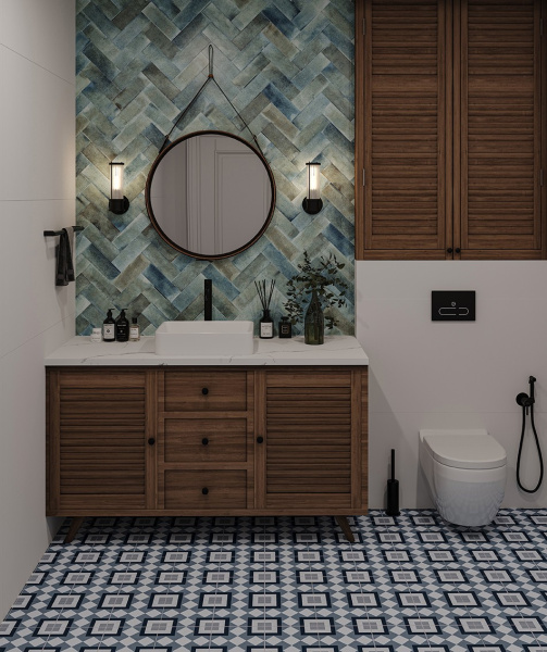 Напольная плитка (керамогранит) Staro Bristol Blue  Matt 60x60 см