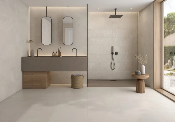 Универсальная плитка (керамогранит) Azulev Serene Marble Crem 120x60 см