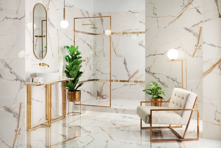 Универсальная (керамогранит) плитка Domino Lilo bianco POL 59,8x59,8 см