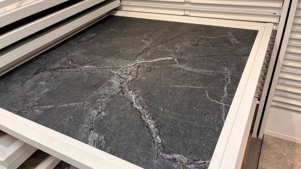 Универсальная плитка (керамогранит) Farro Franca Nero Sugar Carving Dark 120x60 см Универсальная плитка (керамогранит) Farro Franca Nero Sugar Carving Dark 120x60 см