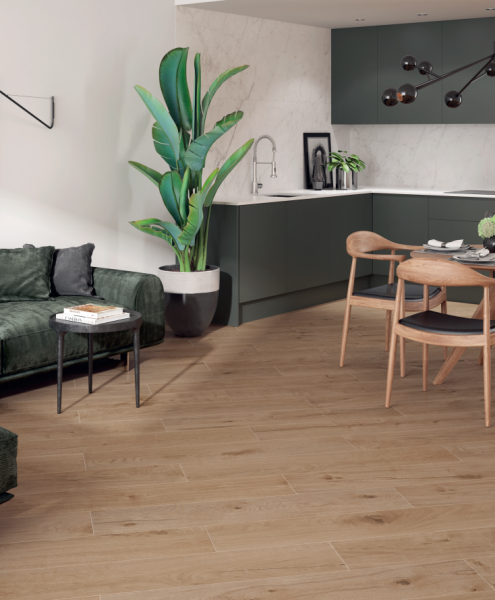 Универсальная плитка (керамогранит) Argenta Oland Honey 23x120 см