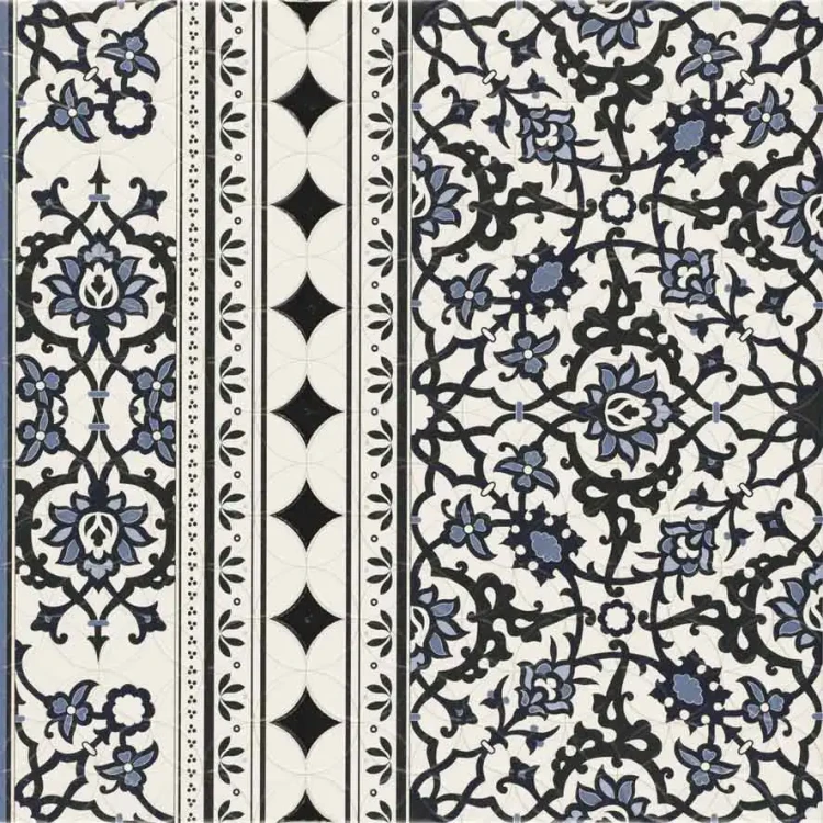 Универсальная плитка (керамогранит) Realonda Orly Deco Cenefa 44x44 см