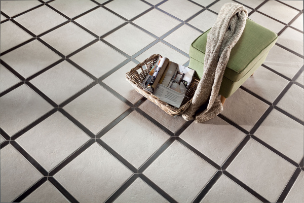 Напольная плитка (керамогранит) Domino Visage grafit 33.3x33.3 см