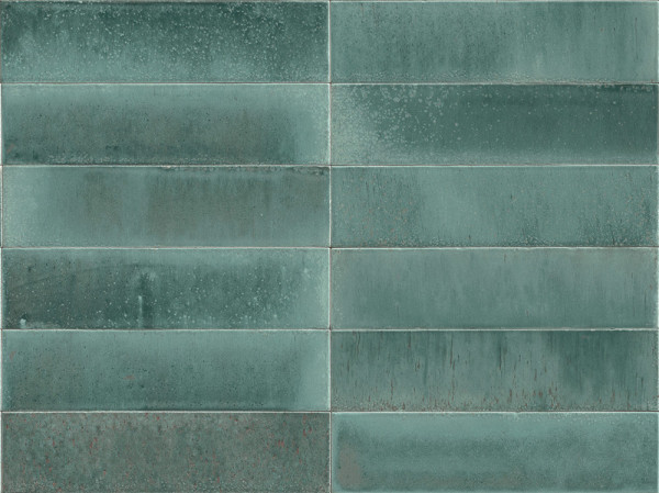 Универсальная плитка (керамогранит) Marazzi Lume Turquoise LX 6x24 см