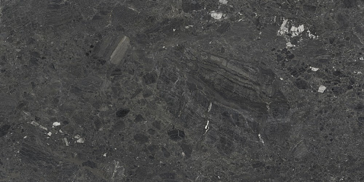 Универсальная плитка (керамогранит) Azuvi Mystery Black 120x60 см