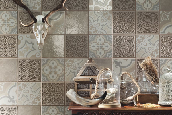 Настенный декор Tubadzin Majolika Ornament B 20x20 см