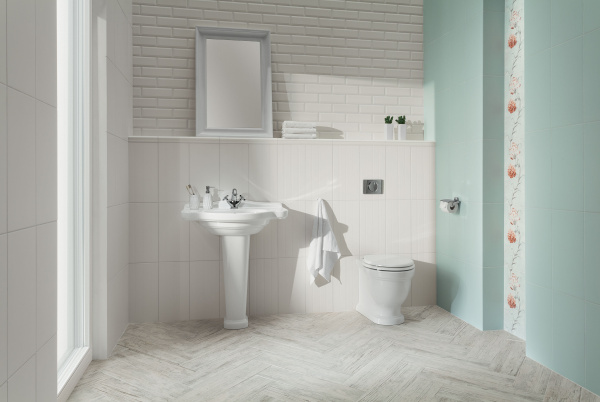 Настенная плитка Delice mint 223 x 448 mm