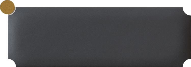 Настенный декор Tubadzin Sophisticated brick black 23,7x7,8 см