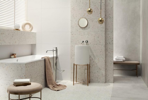 Универсальная плитка (керамогранит) Tubadzin Macchia beige MAT 59.8x59.8 см