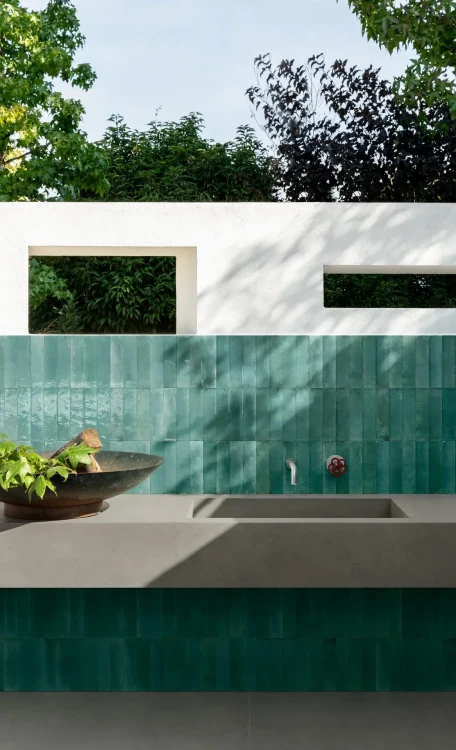 Универсальная плитка (керамогранит) Marazzi Lume Emerald LX 6x24 см