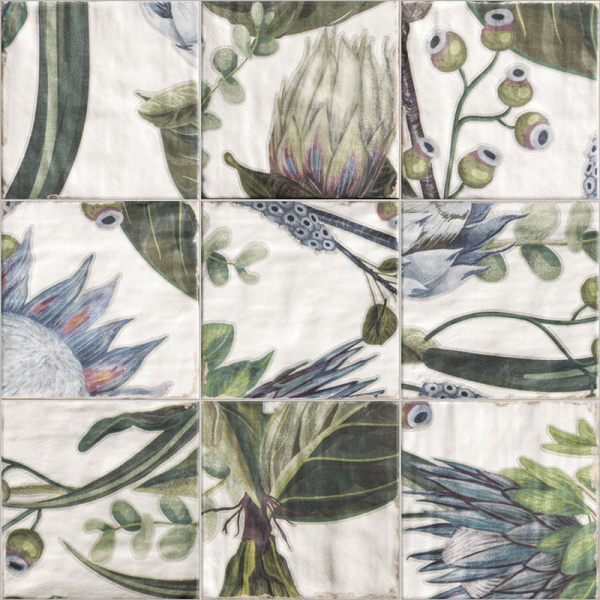 ÐÐ°ÑÑ‚ÐµÐ½Ð½Ð°Ñ Ð¿Ð»Ð¸Ñ‚ÐºÐ° Mainzu Mural Protea mix 20x20 ÑÐ¼