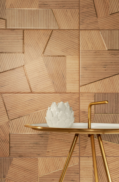 Настенный декор Domino Flare wood 60.8x30.8 см