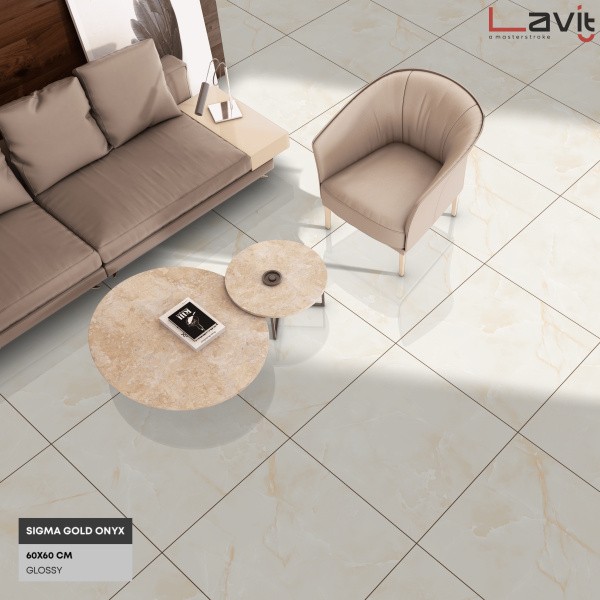 Универсальная плитка (керамогранит) Lavit Sigma Gold Onyx 120x60 см