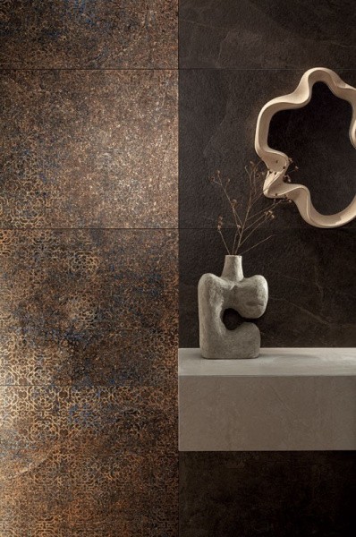 Универсальная плитка (керамогранит) Tubadzin Grand Cave Brown STR 274.8x119.8 см