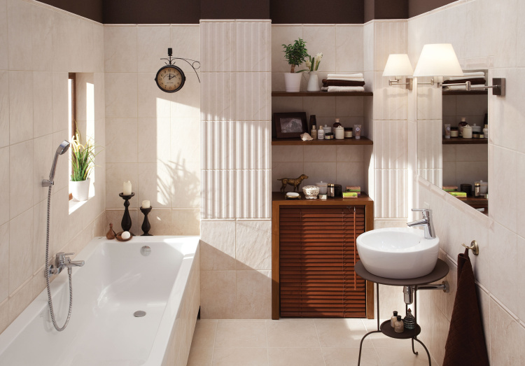 Настенная плитка Syria brąz 250 x 360 mm