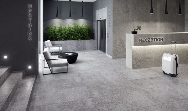 Универсальная плитка (керамогранит) Domino Otis grey 119,8x59,8 см