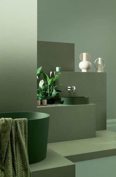 Универсальная плитка (керамогранит) Tubadzin Cielo e Terra Verde 119.8x59.8 см