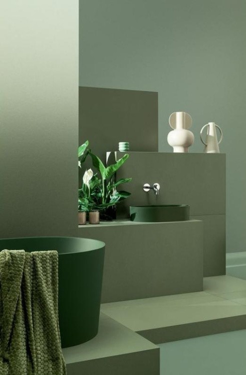 Универсальная плитка (керамогранит) Tubadzin Cielo e Terra Verde 119.8x59.8 см