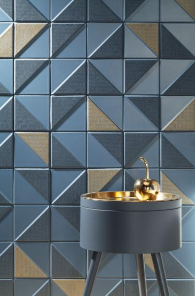 ÐÐ°ÑÑ‚ÐµÐ½Ð½Ñ‹Ð¹ Ð´ÐµÐºÐ¾Ñ€ Tubadzin Reflection Navy 3 14,8x14,8 ÑÐ¼