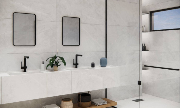 Универсальная плитка (керамогранит) Prissmacer Isea White 100x100 см