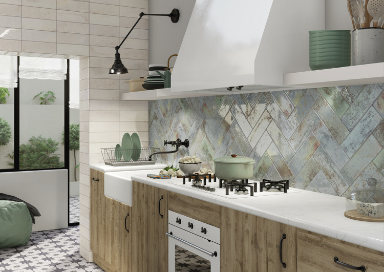 Настенная плитка Mainzu Bellagio Aquamarine 10x30 см