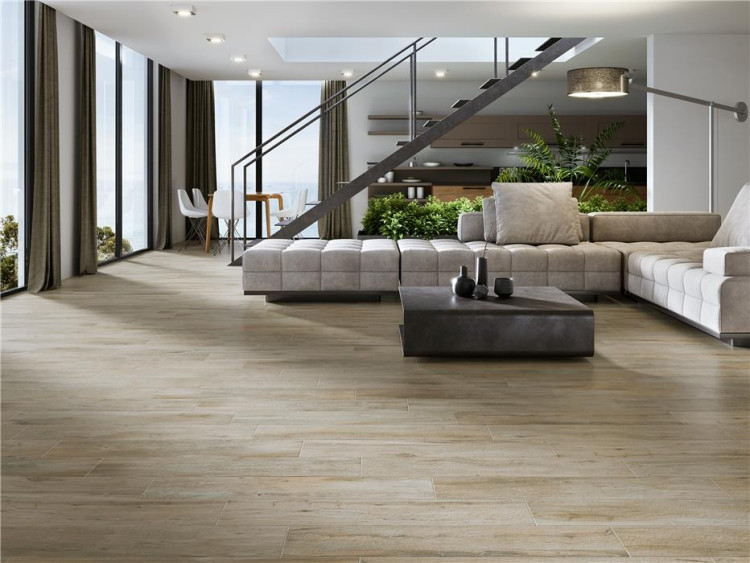 Универсальная плитка (керамогранит) Alaplana Oakland Roble MAT 15x90 см